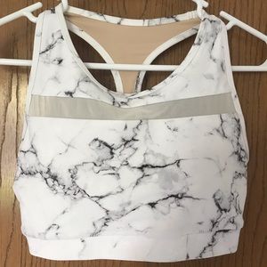 Buffbunny white marble Nova bra size S